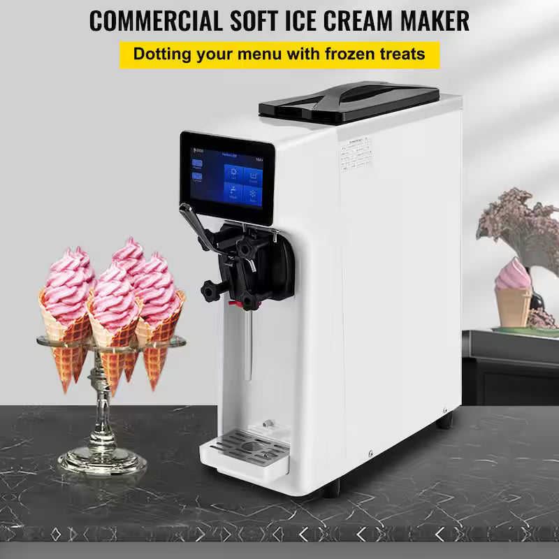 Commercial Soft Serve Ice Cream Maker 1000 Watt Countertop N3467