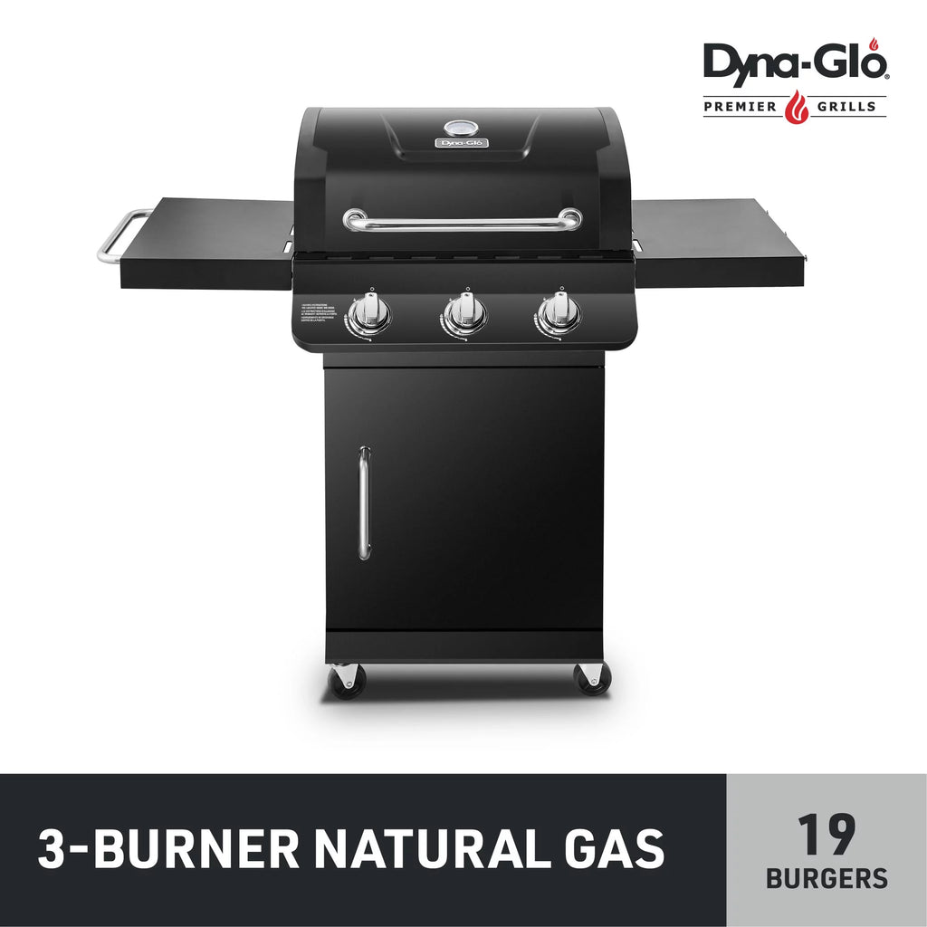 3 Burner Natural Gas Outdoor Grill Black C766706
