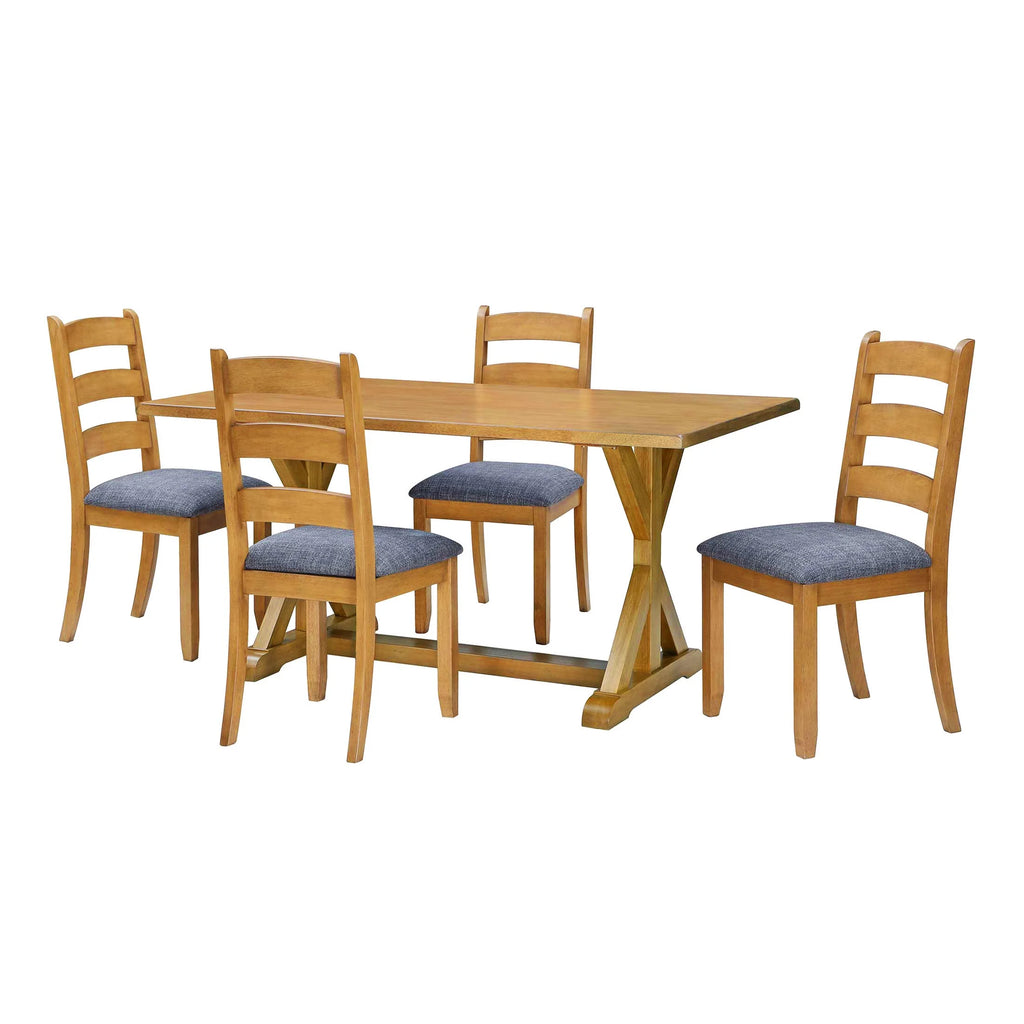 2 Pack Light Honey Finish Dining Chairs K359986