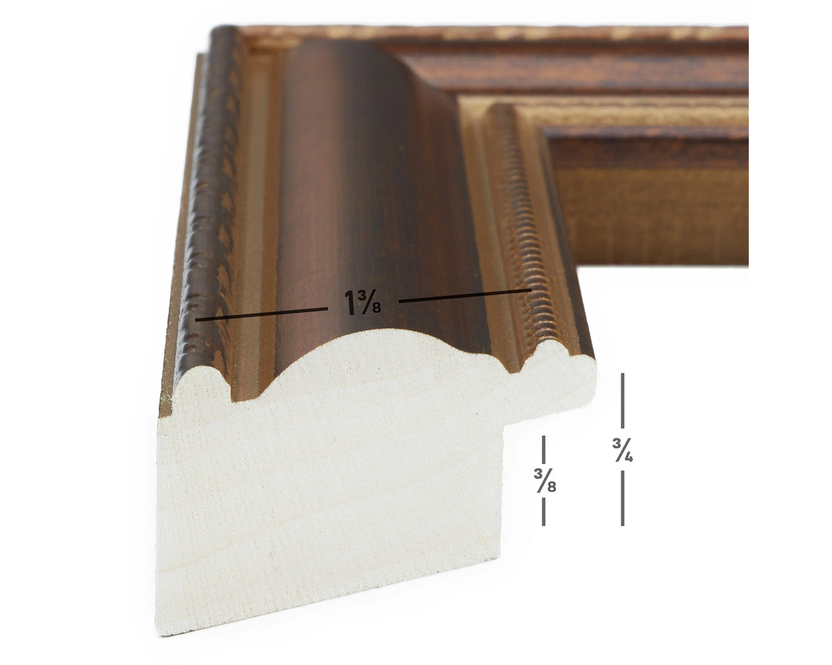 Bronze 10x11 inch Picture Frame, Set of Two B8845