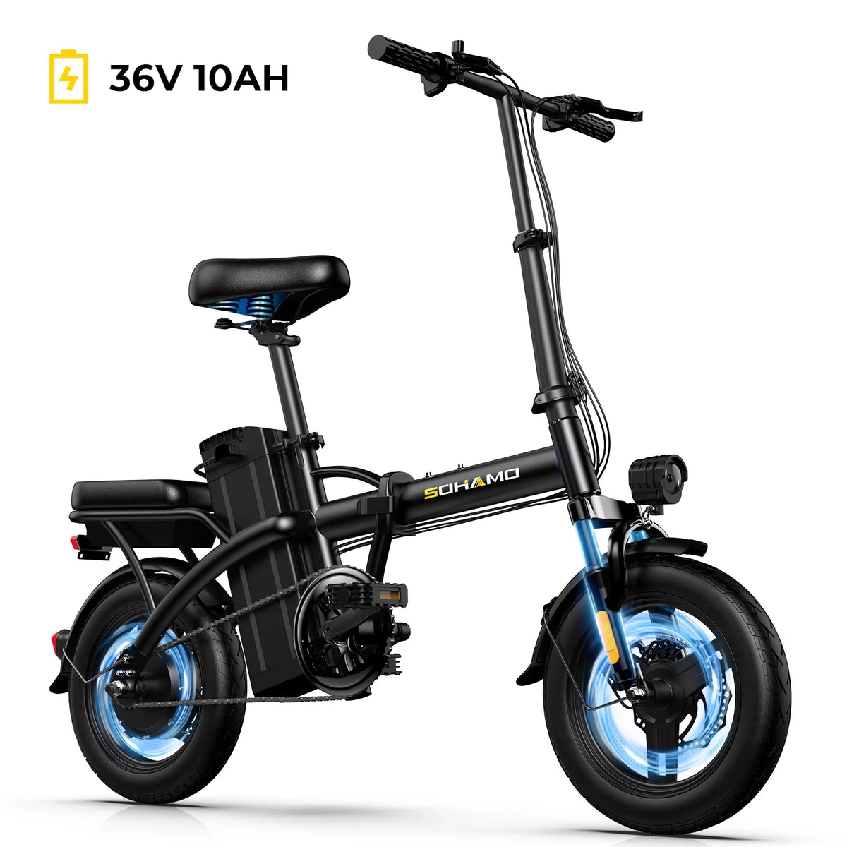 Foldable 36V 10Ah 400W Motor Electric Bike Q56458