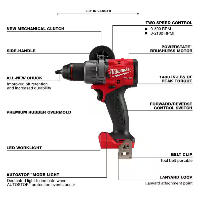 18-Volt Lithium-Ion Brushless Cordless Drywall Screw Gun Kit with Hammer Drill Q69692