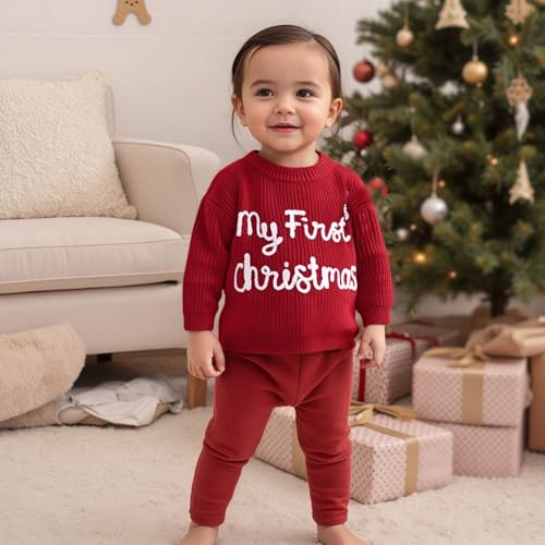 Newborn Christmas Knit Sweater H46109