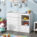 White 5 Drawer Baby Changing Table Dresser D667