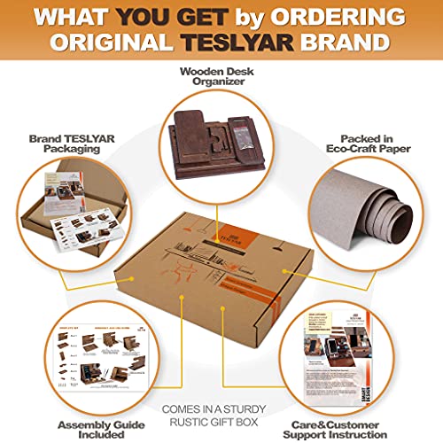 Wood Phone Docking Station Organizer F778678