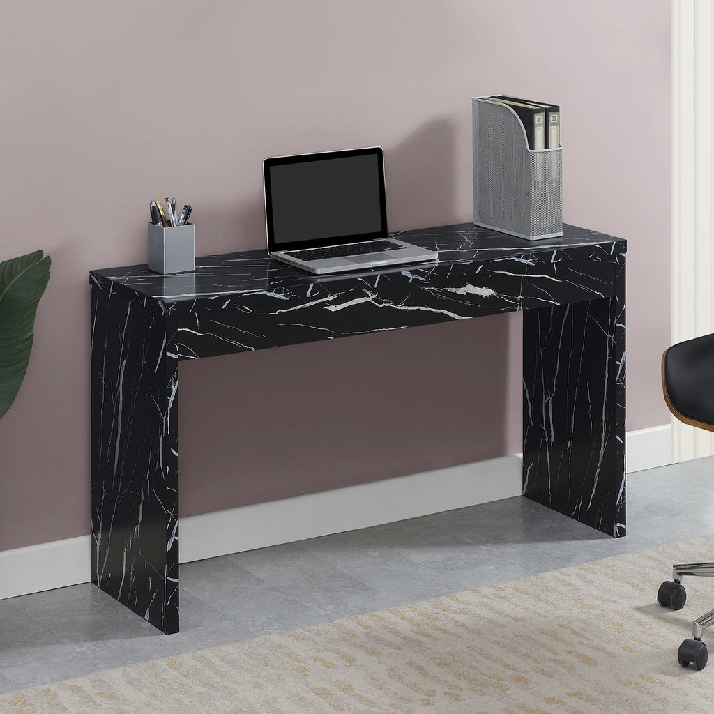 Black Wood Console Table/Desk D900252