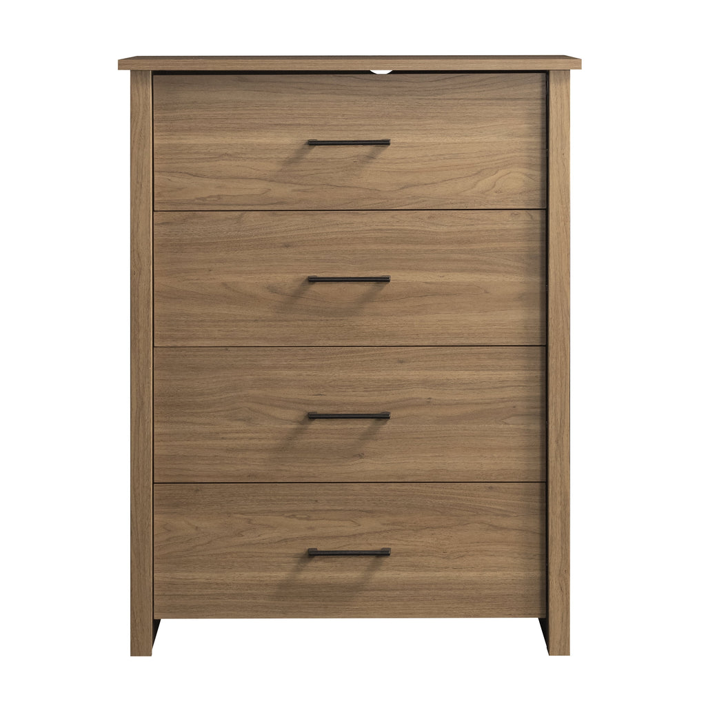 4 Drawer Walnut Finish Dresser T3351