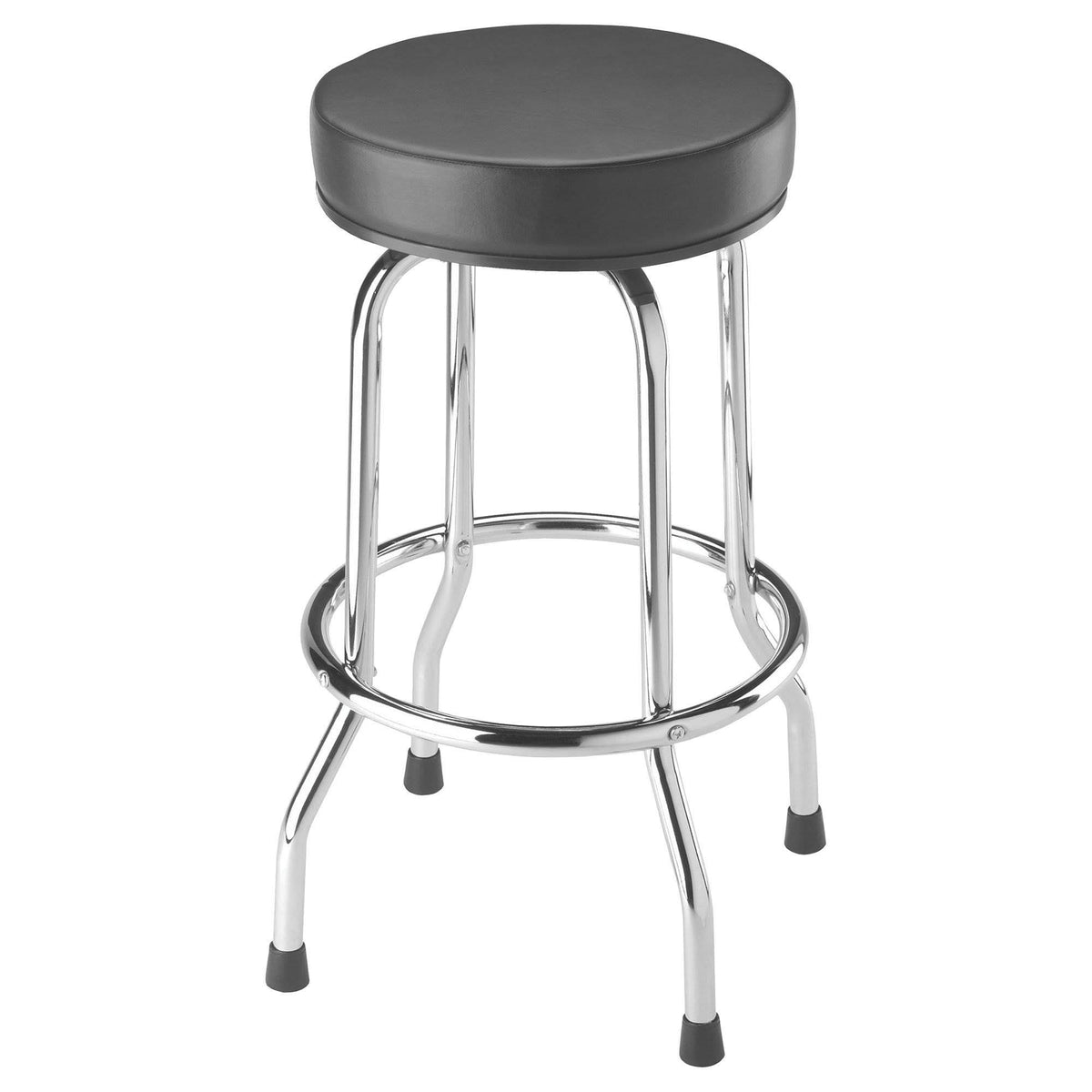 Black 2 Pack Swivel Padded Bar Stool Cushion Seat Y515537