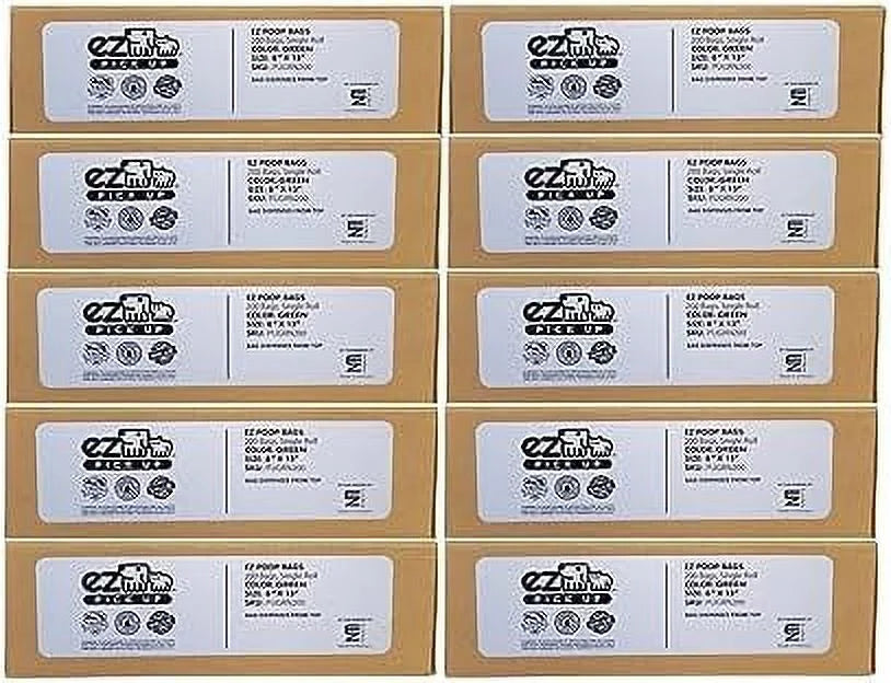 Dog Waste Bags 10 Rolls 2000 Bags L52603