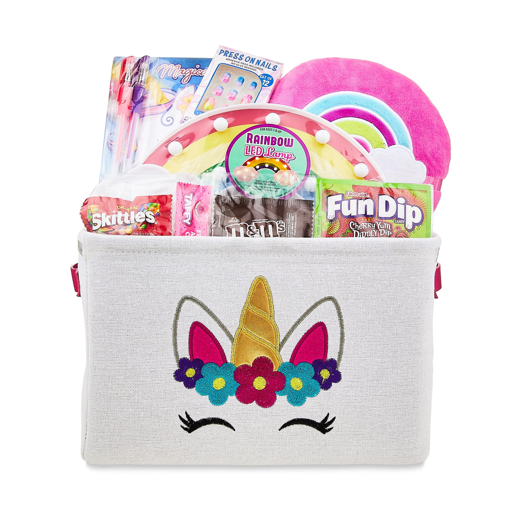 Fabric Storage Basket with Candies Gift Set Z405454