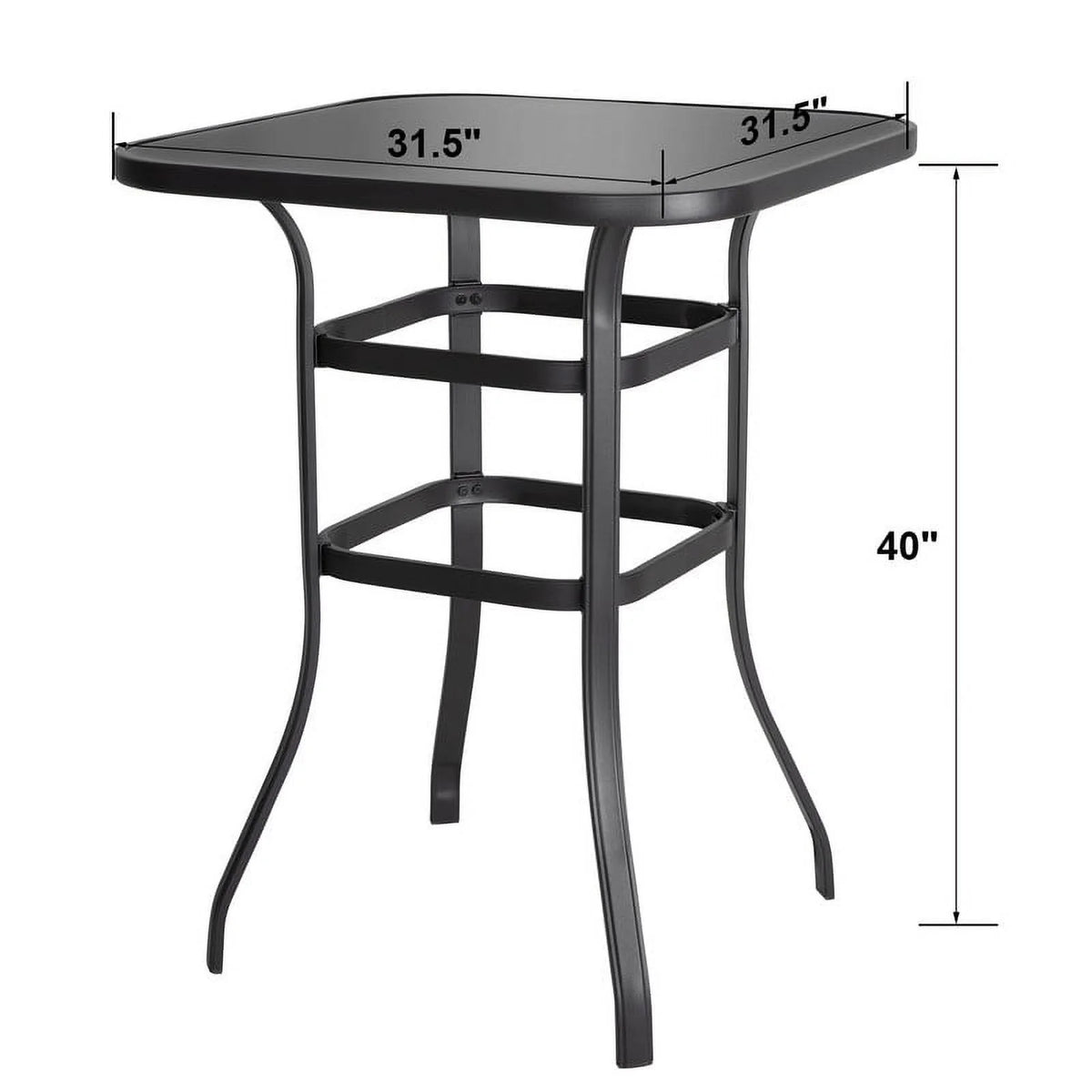 3 Pc Brown Outdoor Bar Height Swivel Bistro Set B663770