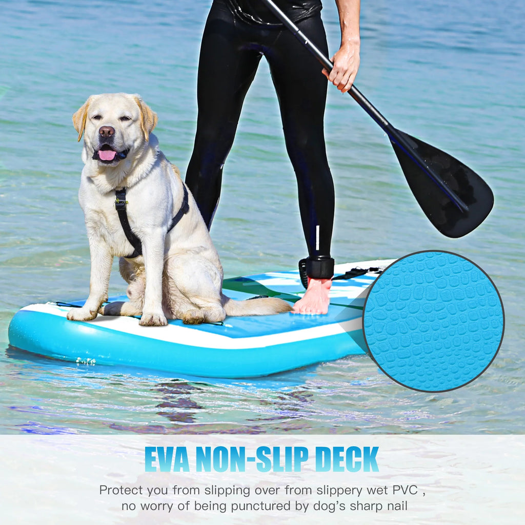 Inflatable Stand Up Paddle Board with Adjustable Paddle L8019