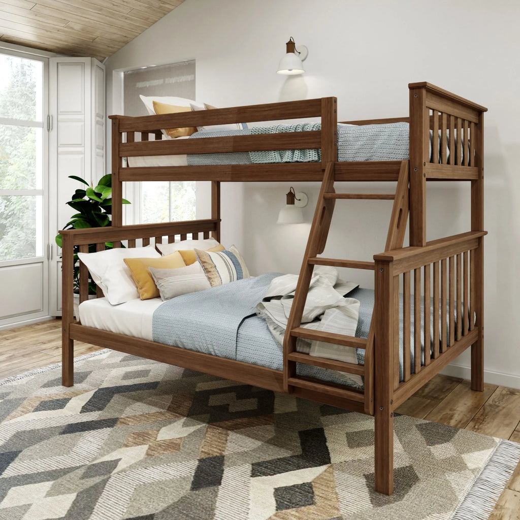 Twin over Full Solid Wood Bunk Bed Y4294