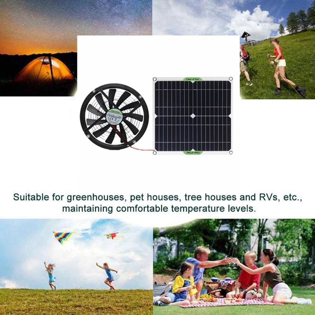 100W Solar Exhaust Fan U285