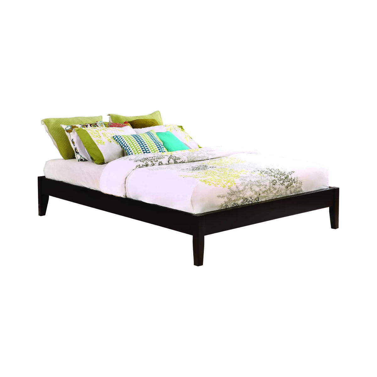Queen Platform Bed Cappuccino A688767
