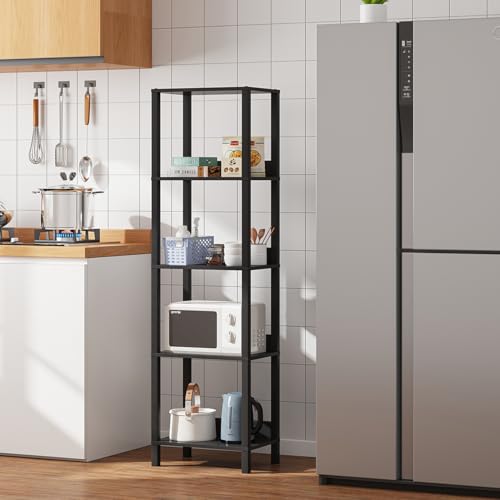 5-Tier Bookshelf with Anti-Fall Baffle Z1547