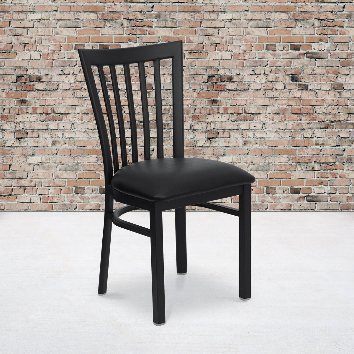 Black Metal Restaurant Chair T652516