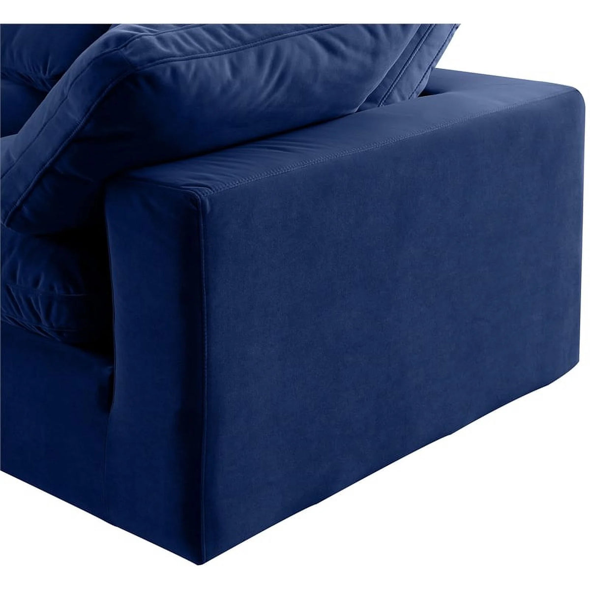 Navy Velvet Modular Sectional E68791
