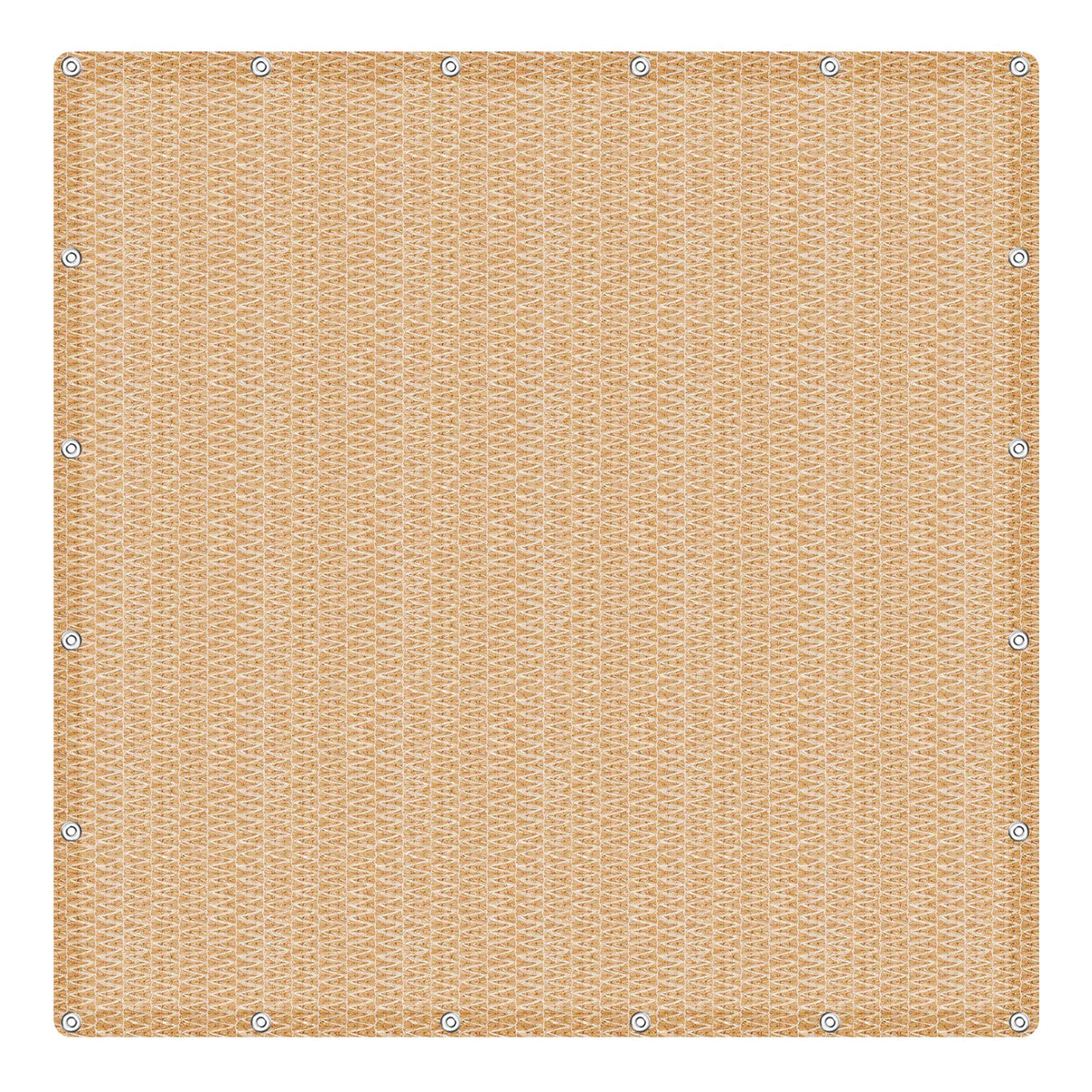 Beige 10'x10' Sunshade Netting D32083