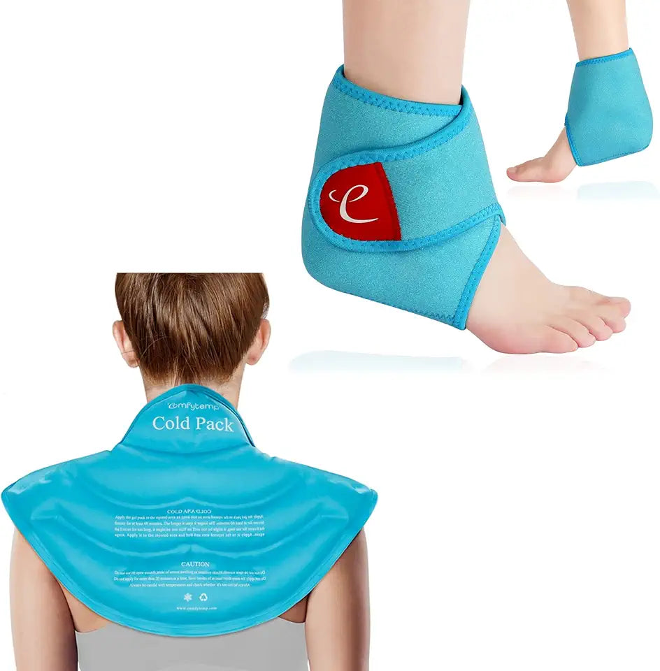 Ice Pack Wrap Brace for Neck Shoulders and Ankle Y919