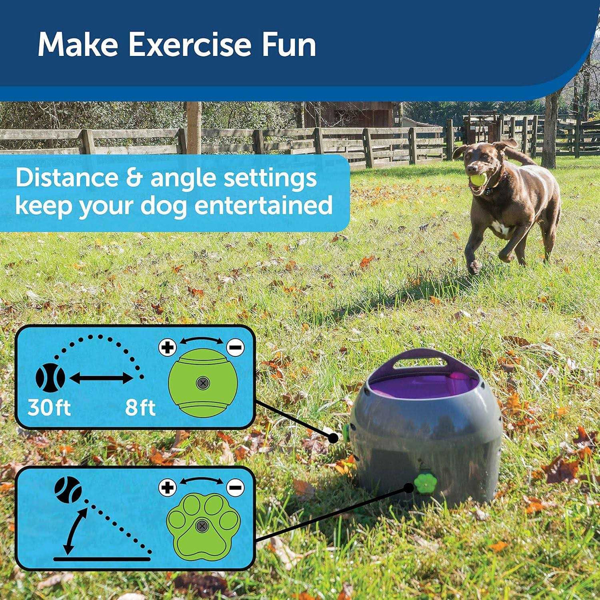 Automatic Ball Launcher Dog Toy G71343