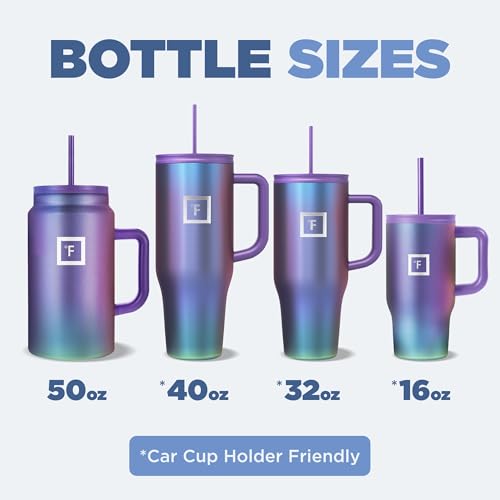 16 Oz Insulated Travel Tumbler with Straw N8958