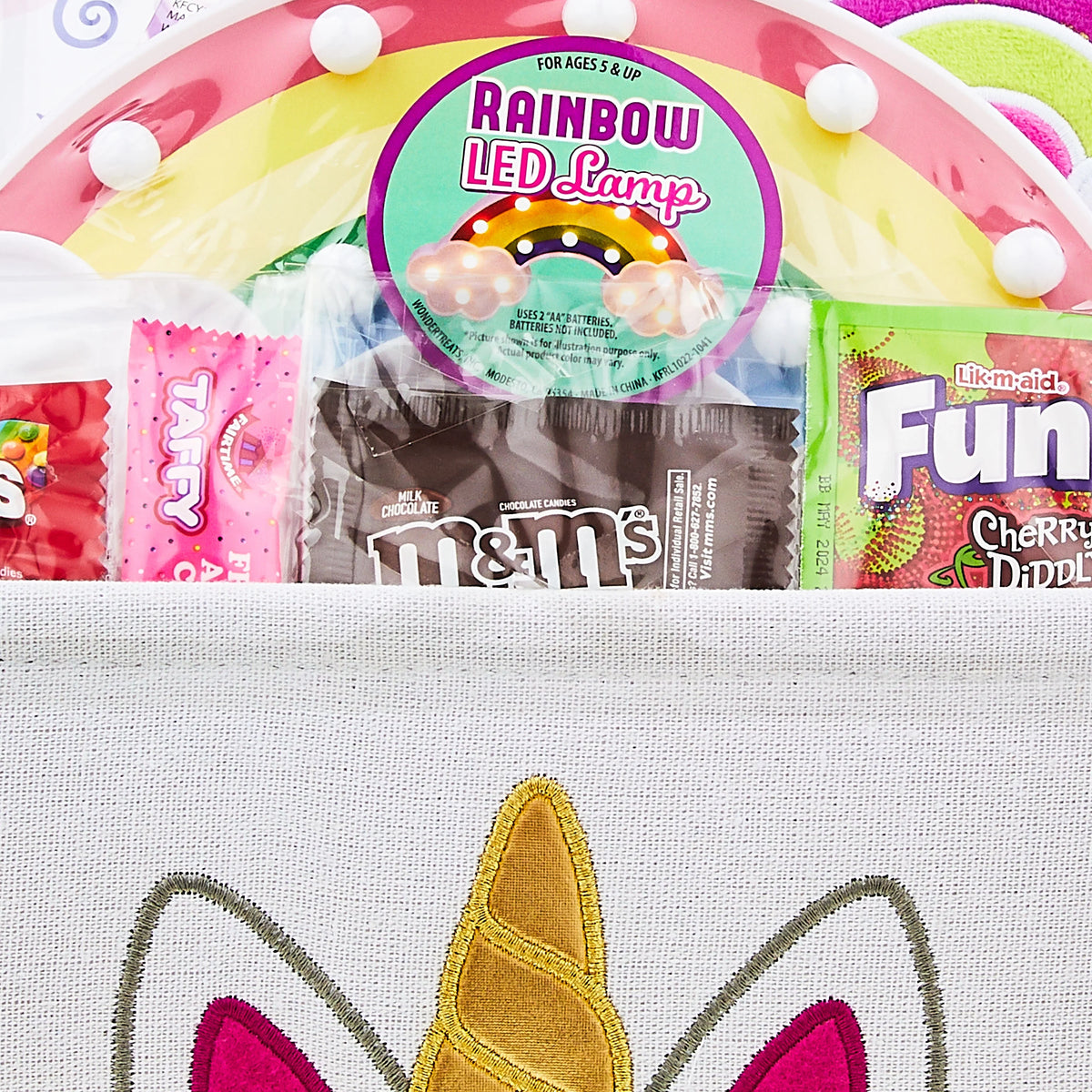 Fabric Storage Basket with Candies Gift Set Z405454