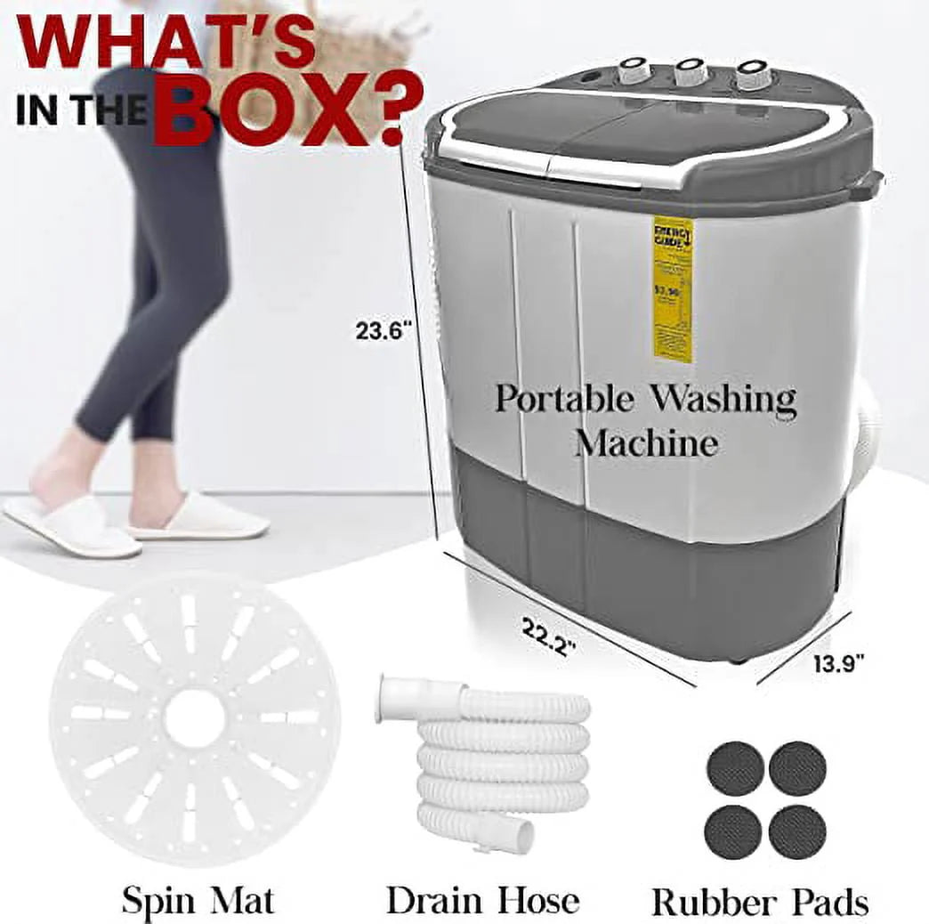 110 Volt 2 in 1 Portable Washer and Dryer J491278