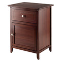 Walnut Finish Accent Table Nightstand H61408