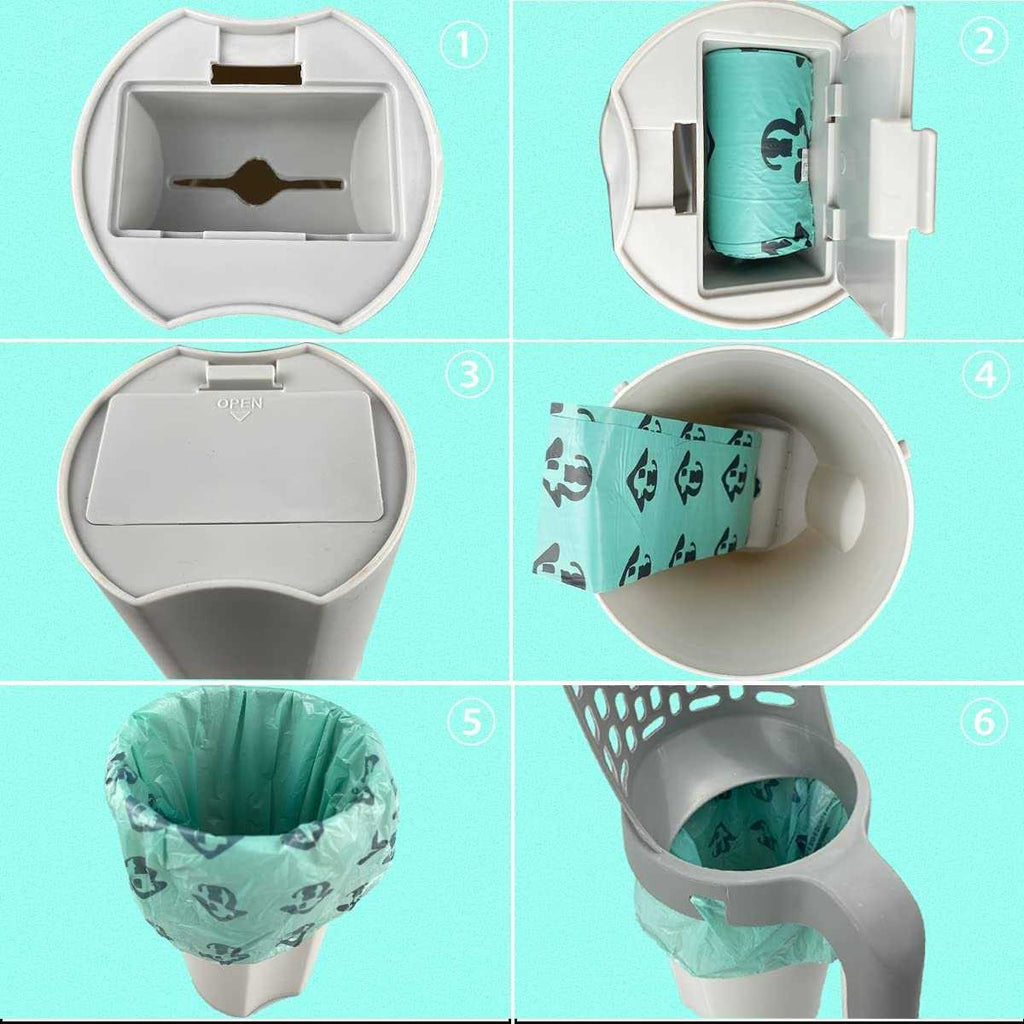 Cat Litter Scoop with Trash Container Y2756