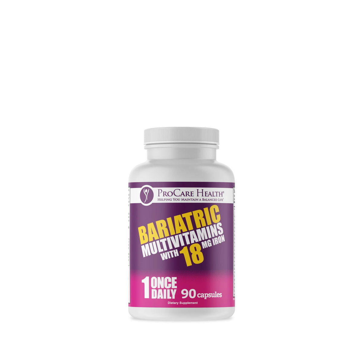 Bariatric Multivitamin Capsule 18mg 90 Count D470993