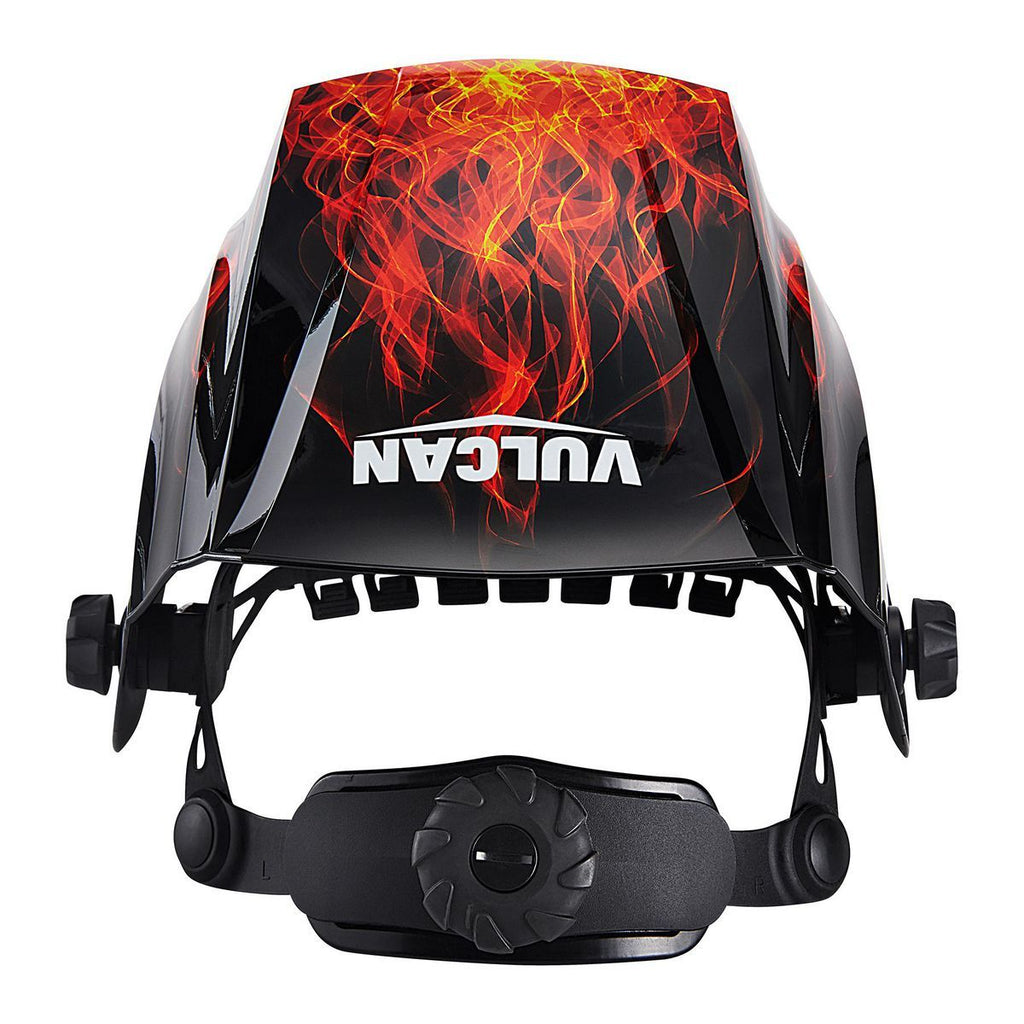 Auto-Darkening Welding Helmet with Flame Design R56801