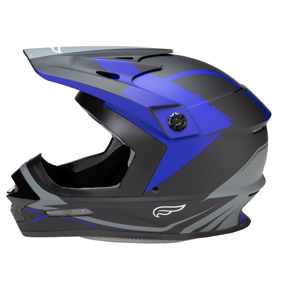 Matte Blue Off-Road Helmet D11153