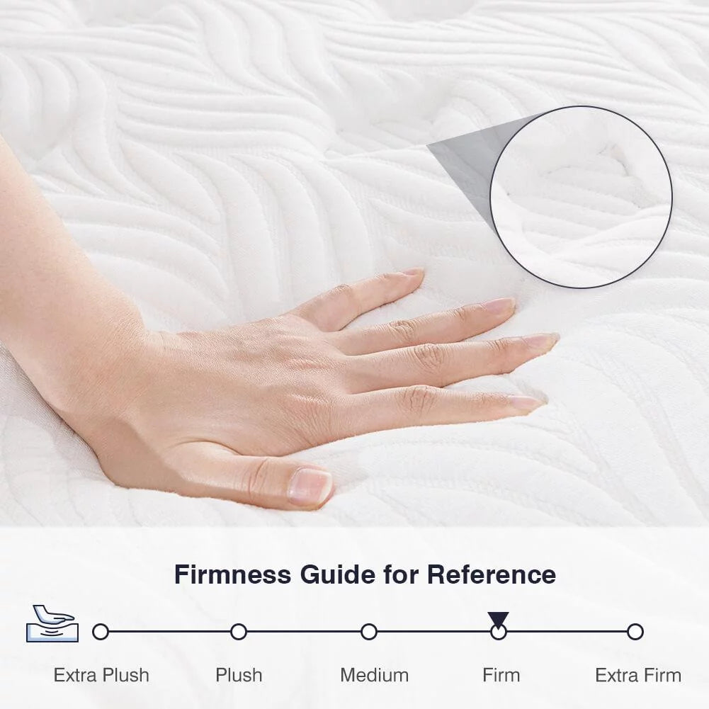 Queen Size 12-Inch Hybrid Memory Foam Innerspring Mattress U115897